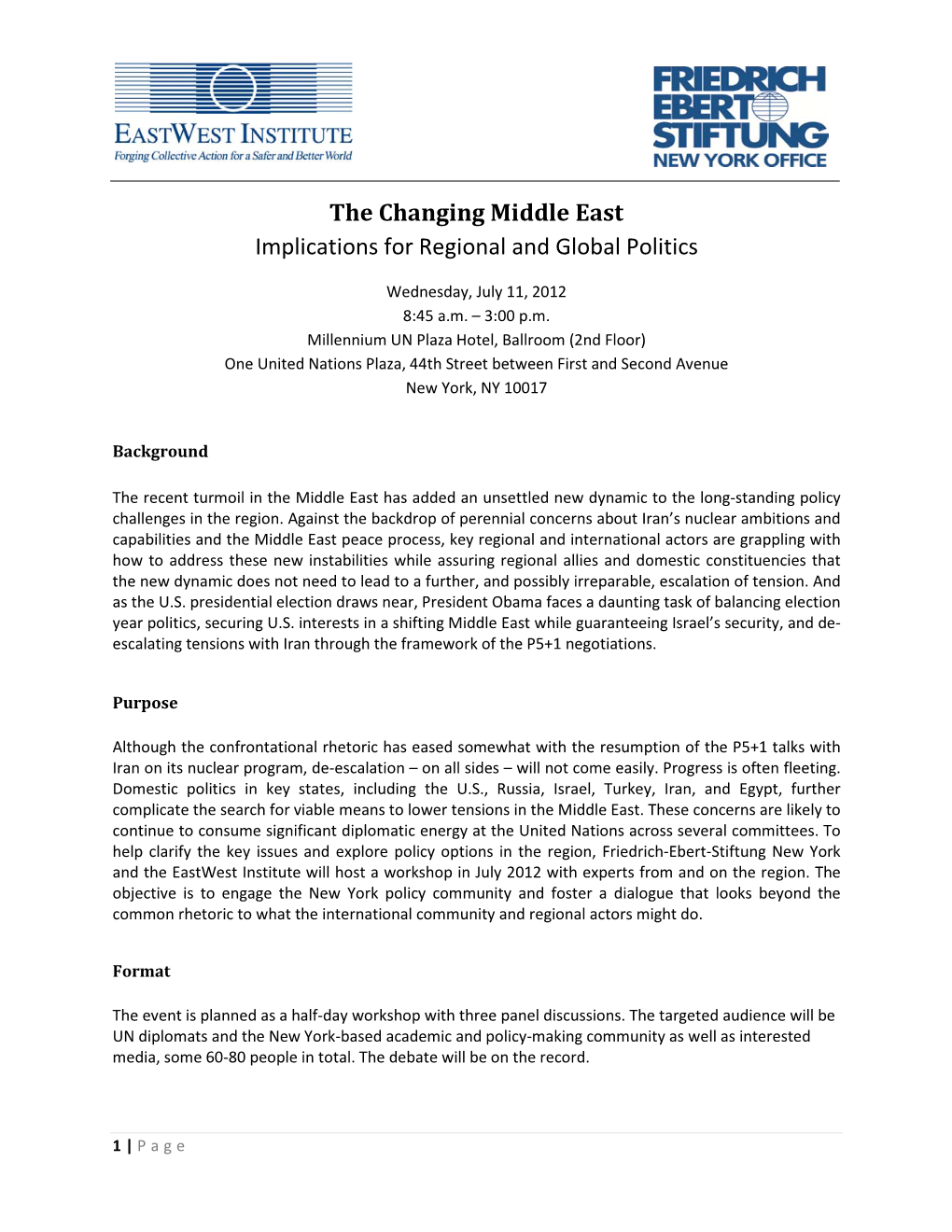 The Changing Middle East Implications for Regional and Global Politics