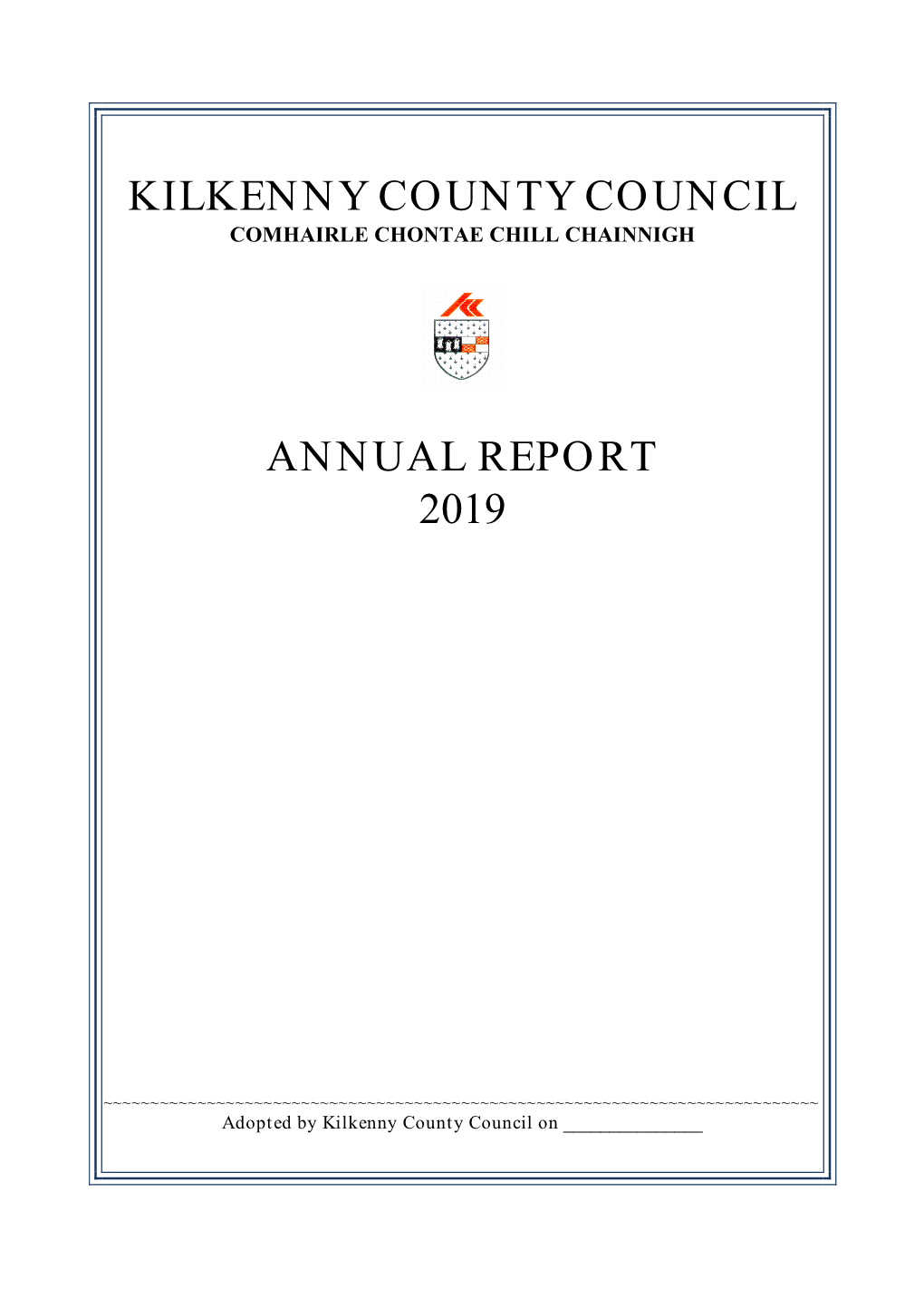Kilkenny County Council Annual Report 2019