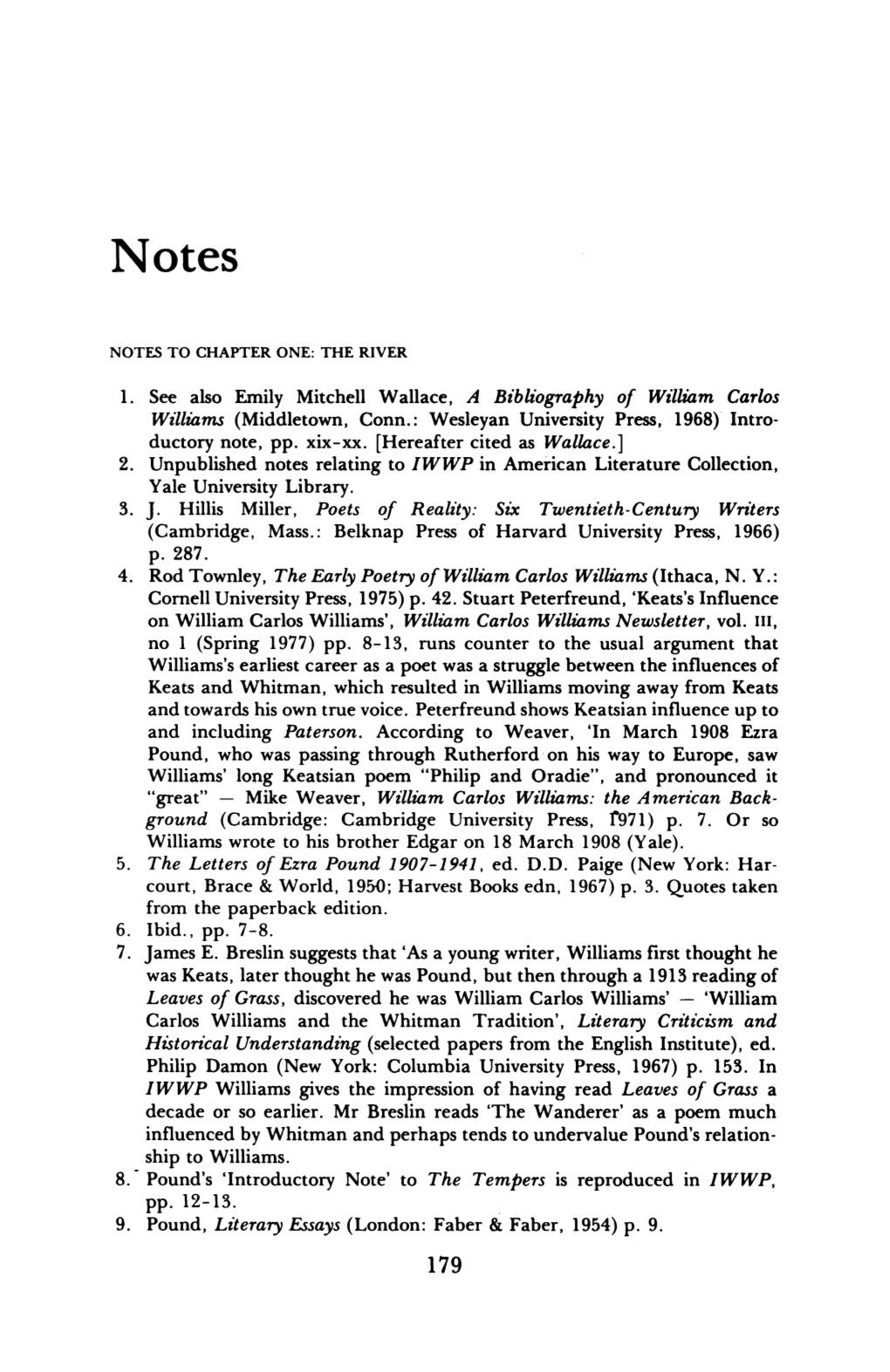 3. ]. Hillis Miller, Poets of Reality: Six Twentieth-Century Writers 4. Rod