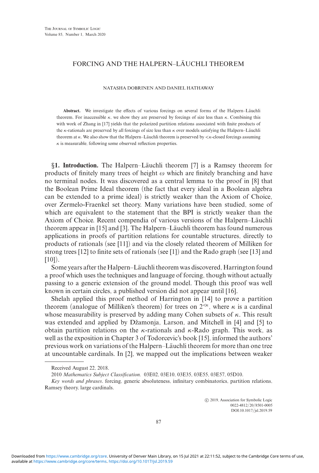 Is a Ramsey Theorem for Products of ﬁnitely Many Trees of Height  Which Are ﬁnitely Branching and Have No Terminal Nodes