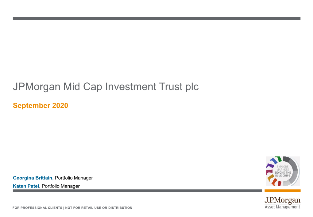 Jpmorgan Mid Cap Investment Trust Plc