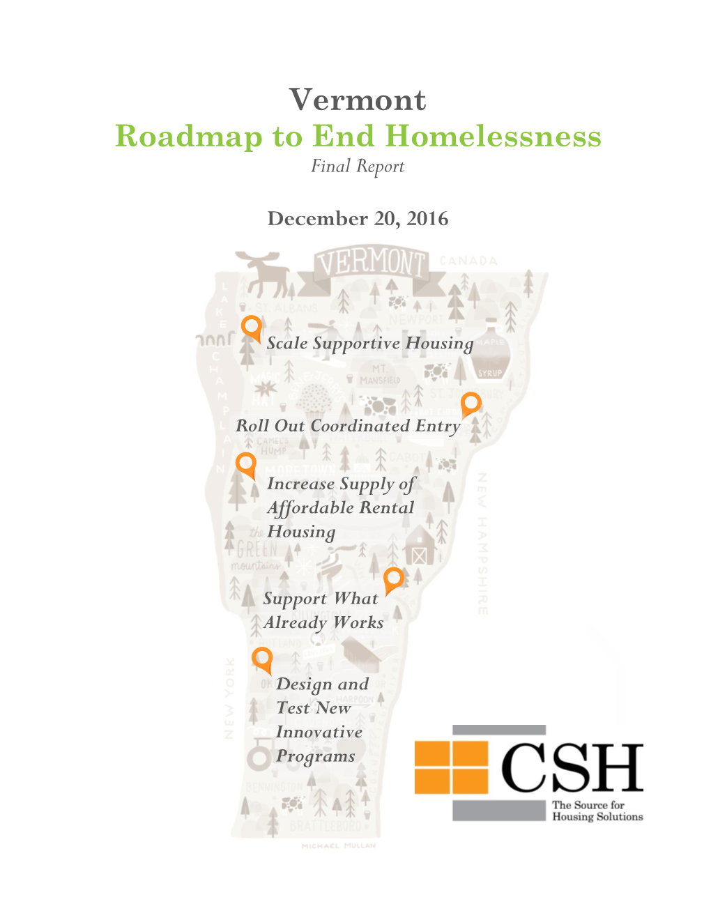 VT Roadmap to End Homelessness