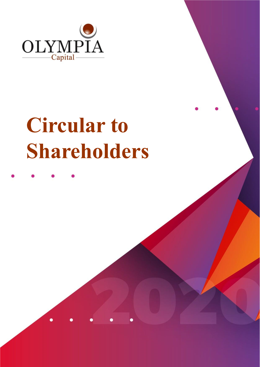 Circular to Shareholders