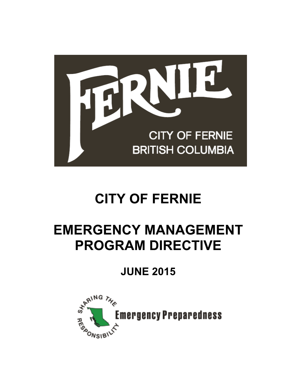 Emergency Management Program Directive