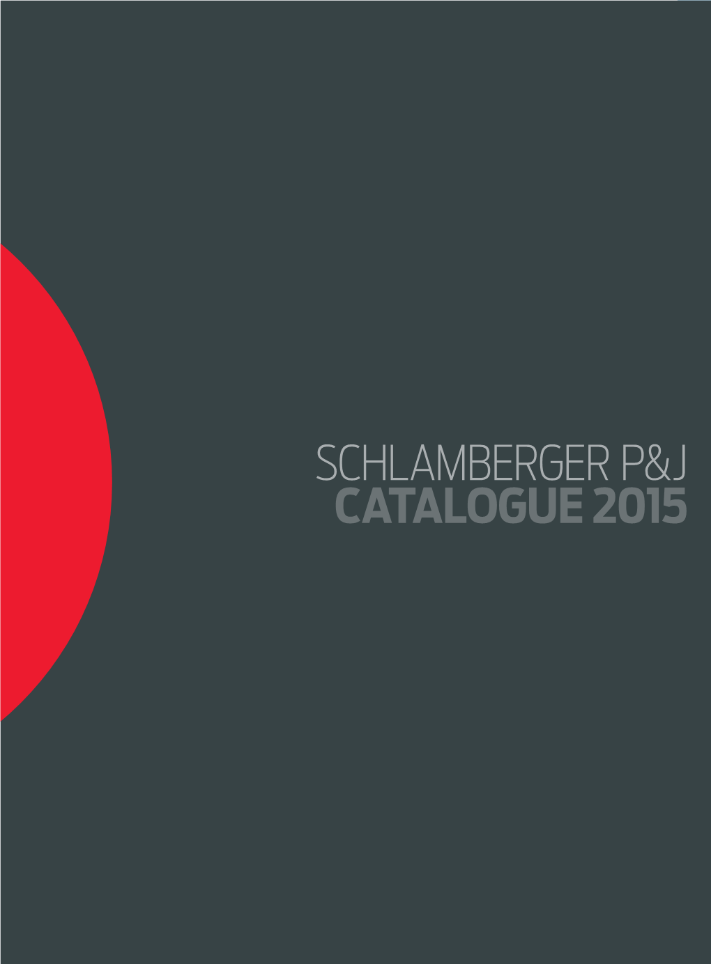Schlamberger P&J Catalogue 2015