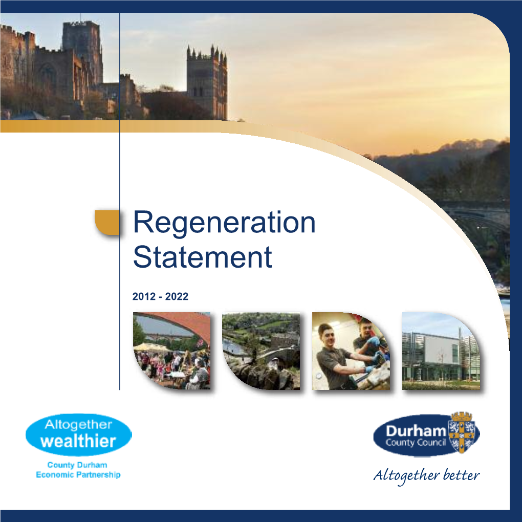Regeneration Statement 2012 - 2022 Contents