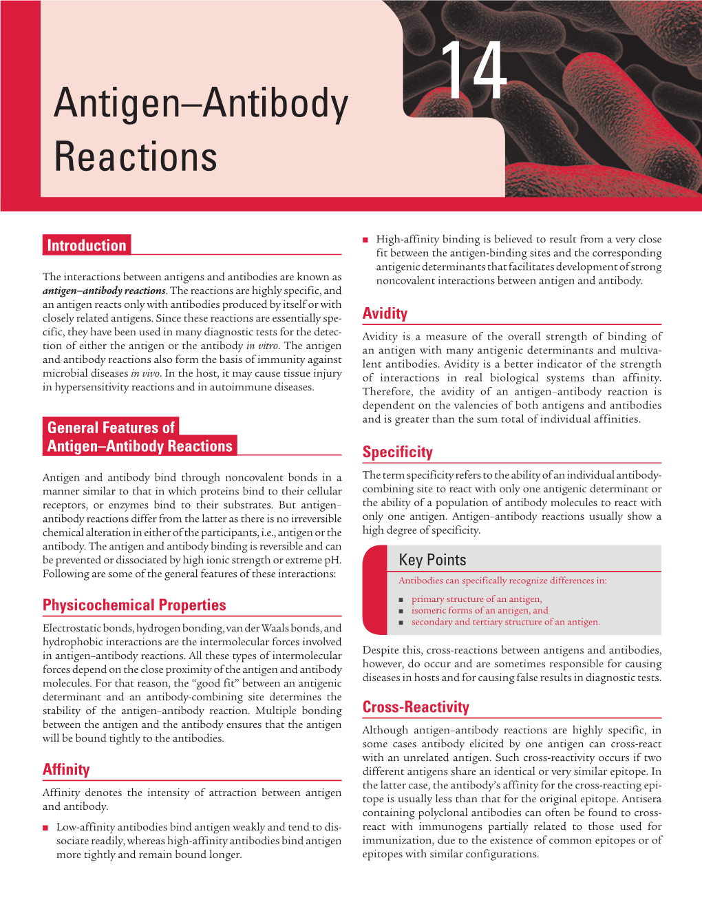 Antigen–Antibody Reactions