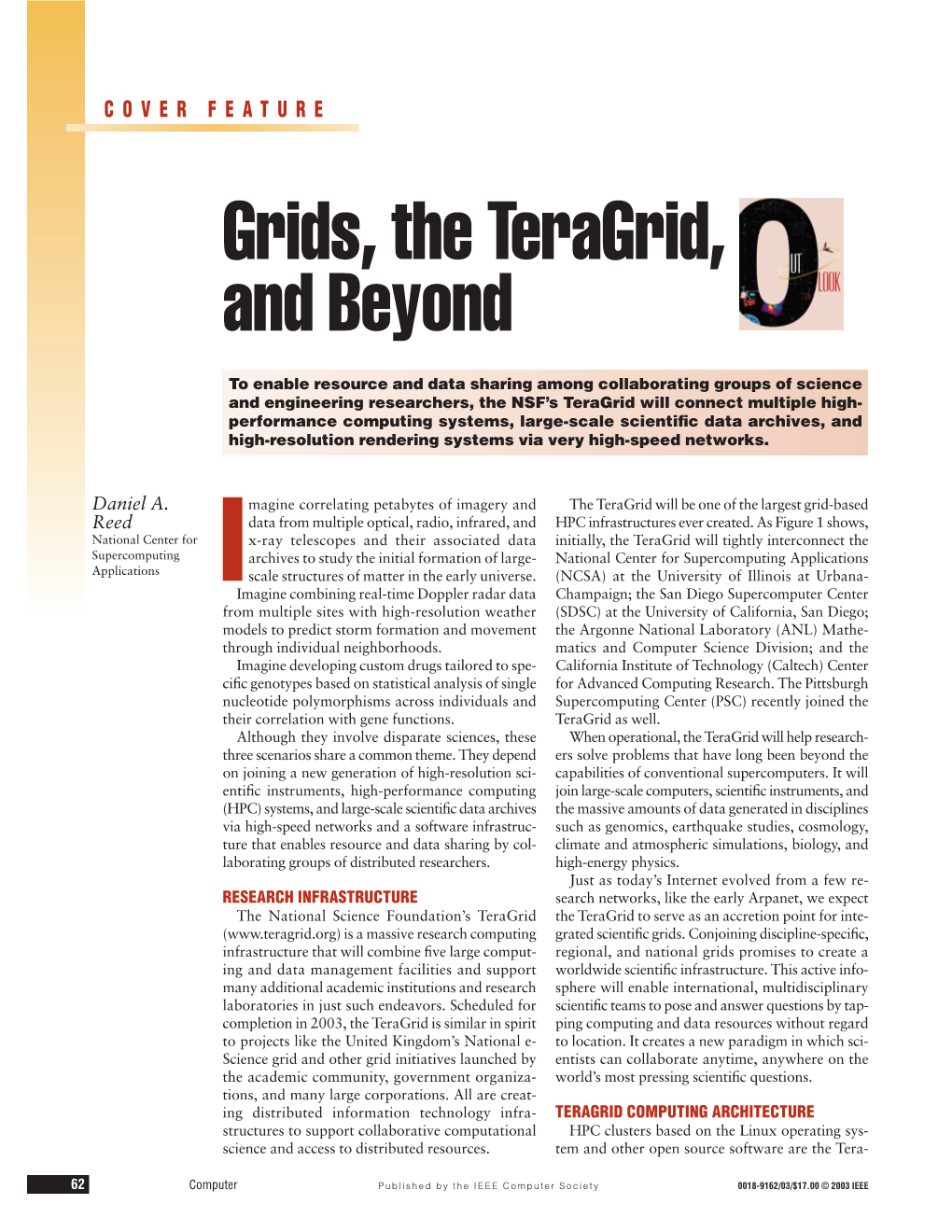 Grids, the Teragrid, and Beyond