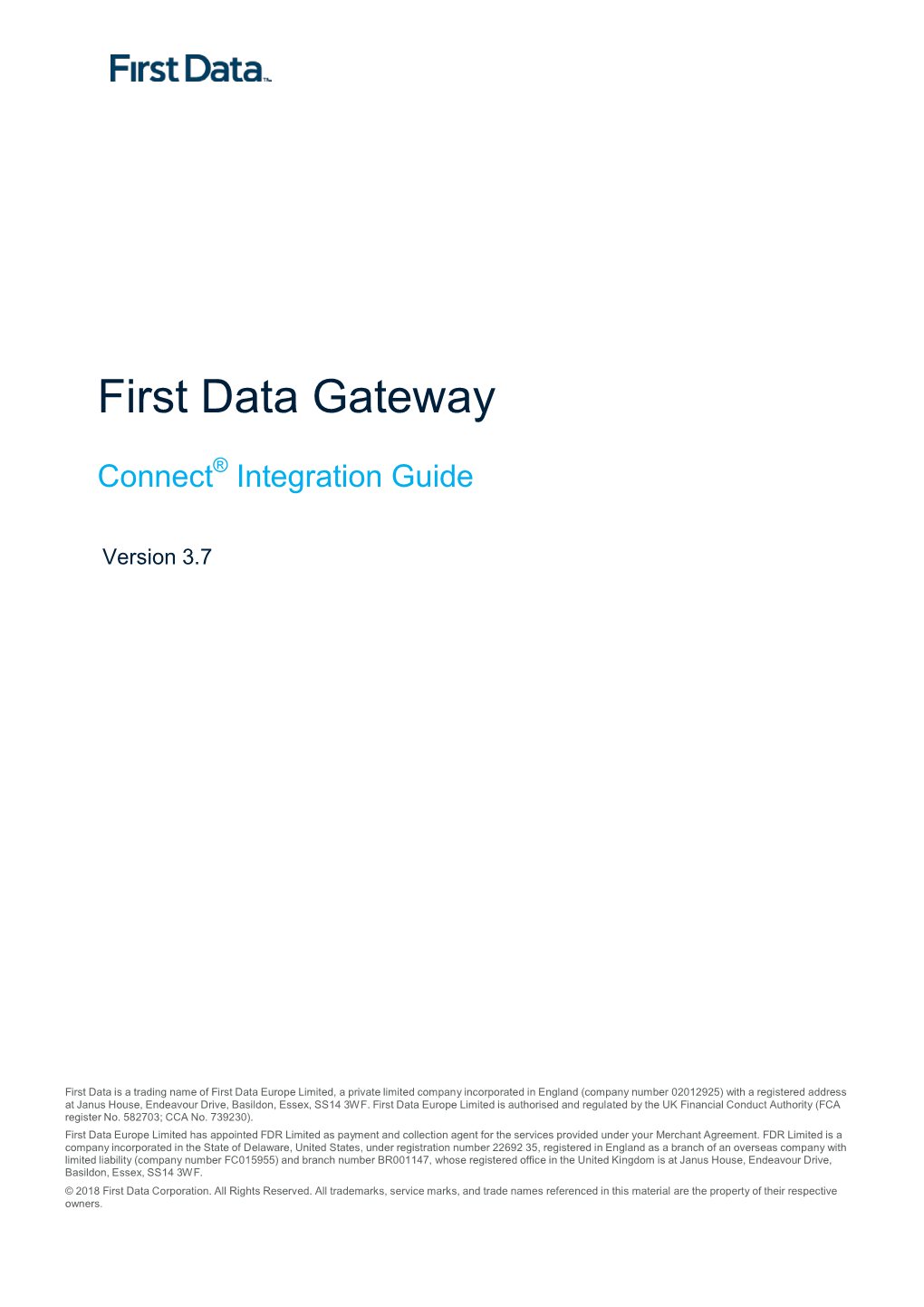 First Data Gateway