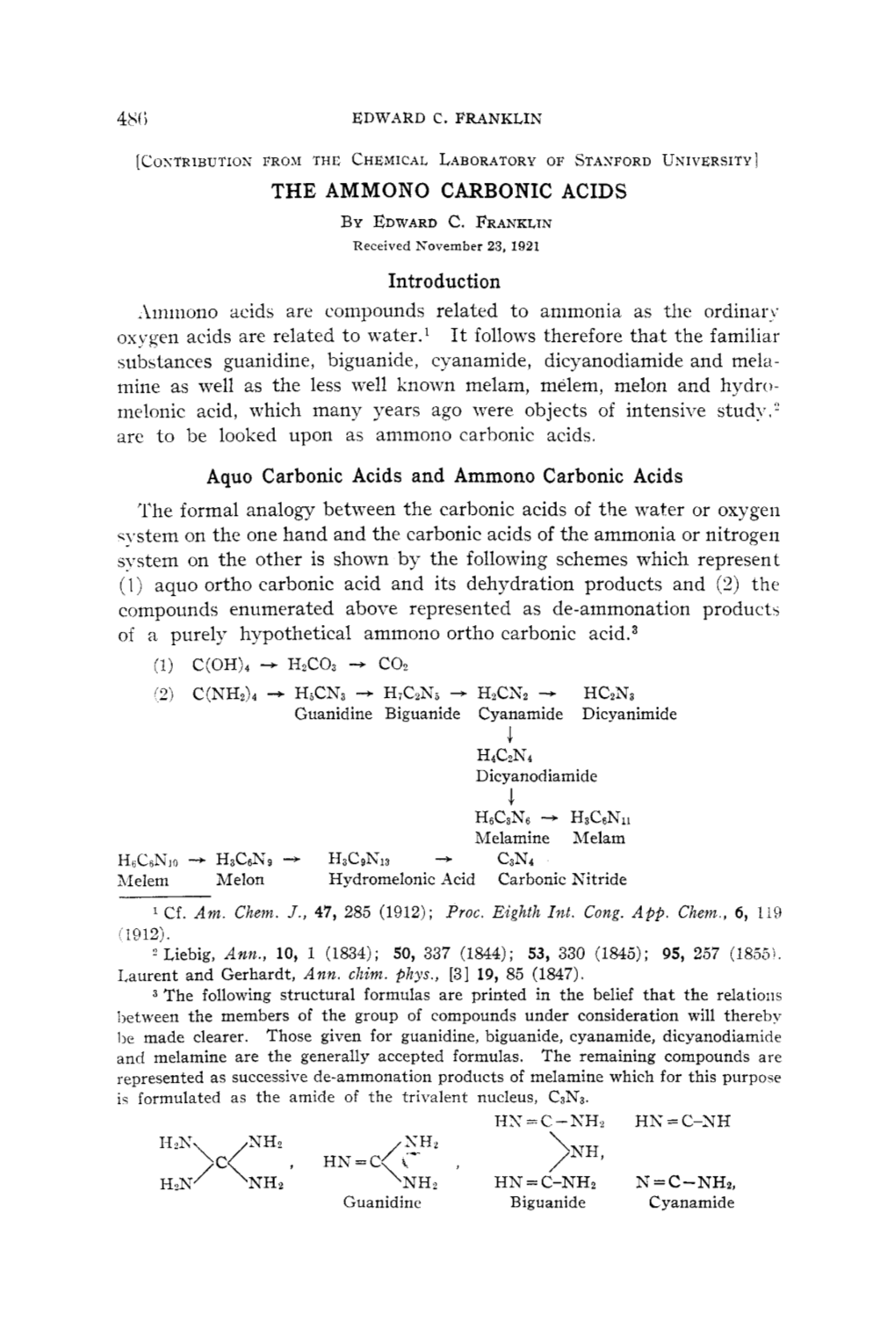 The Ammono Carbonic Acids by Edwardc