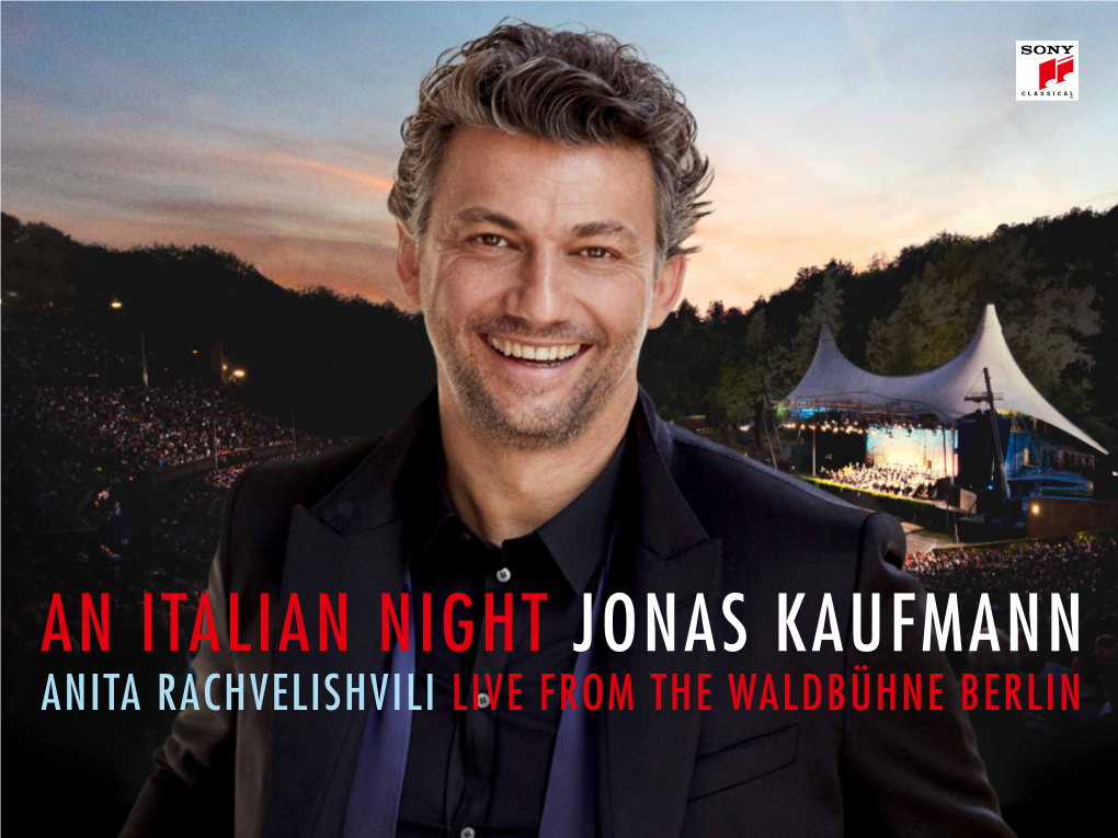 An Italian Night Jonas Kaufmann