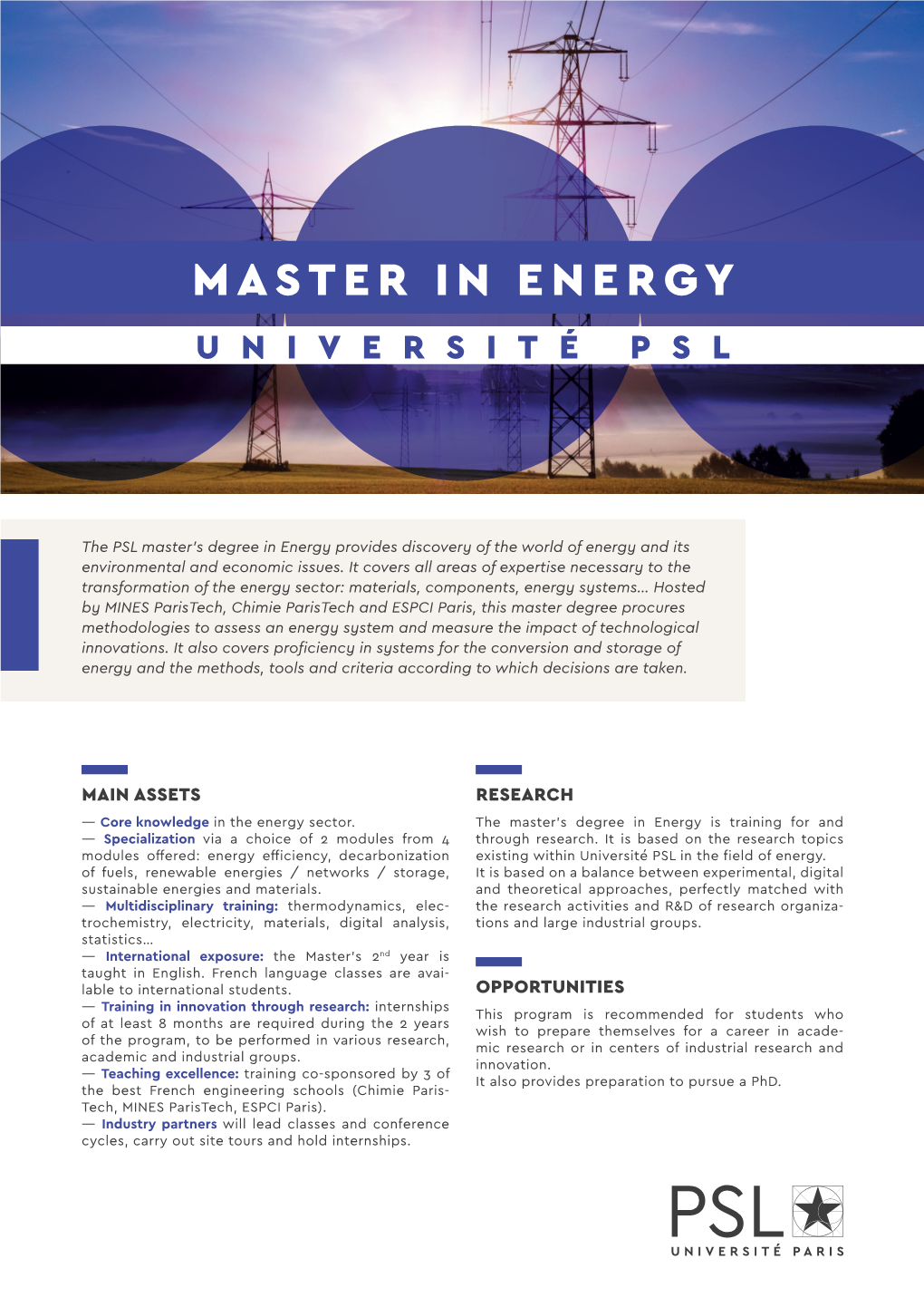Master in Energy