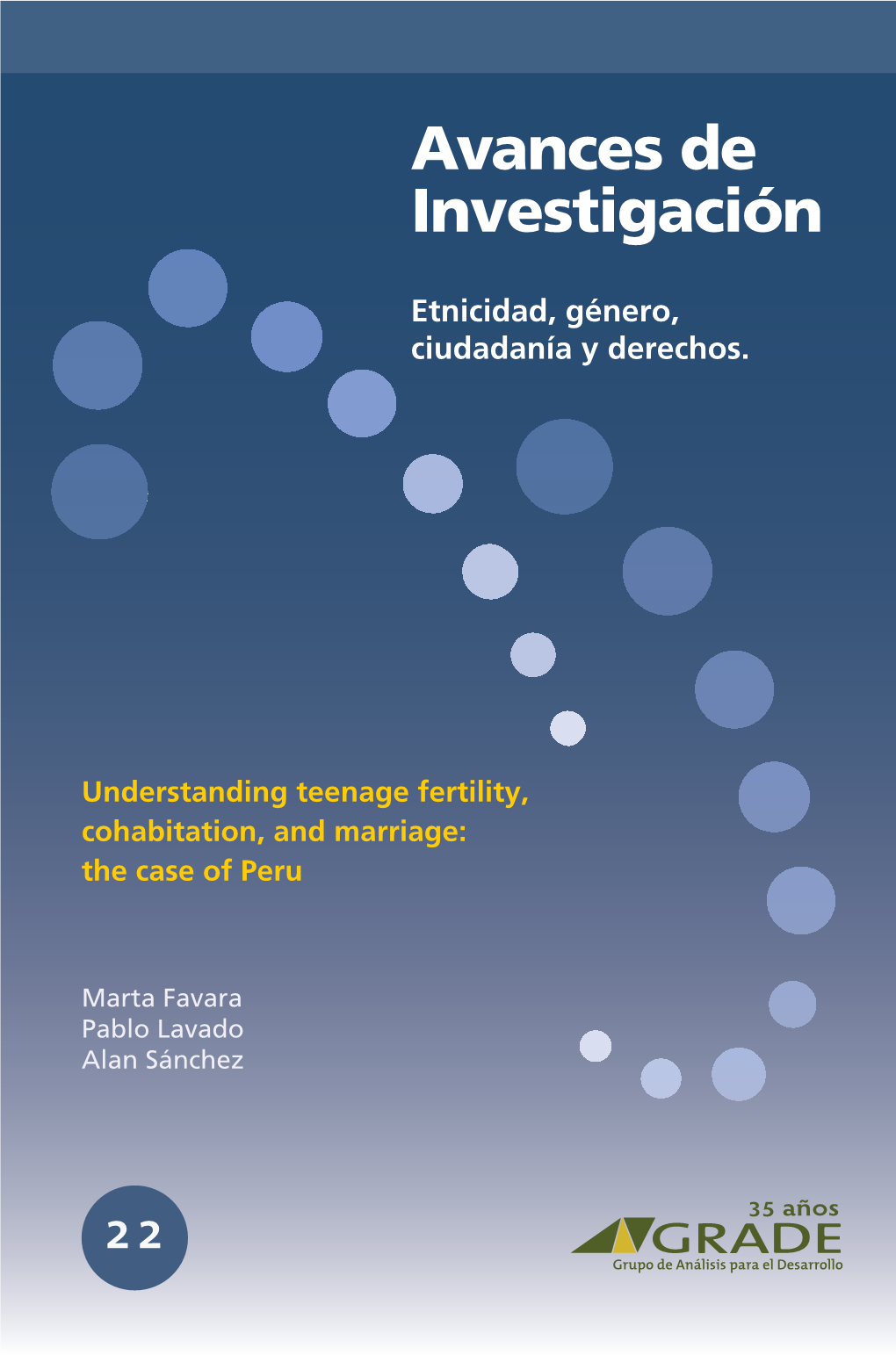 Understanding Teenage Fertility, Cohabitation, and Marriage: the Case of Peru