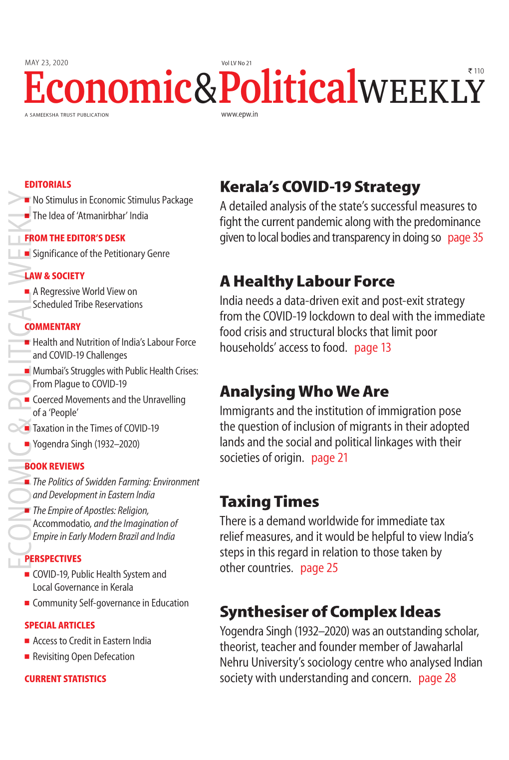 Economic & Political Weekly