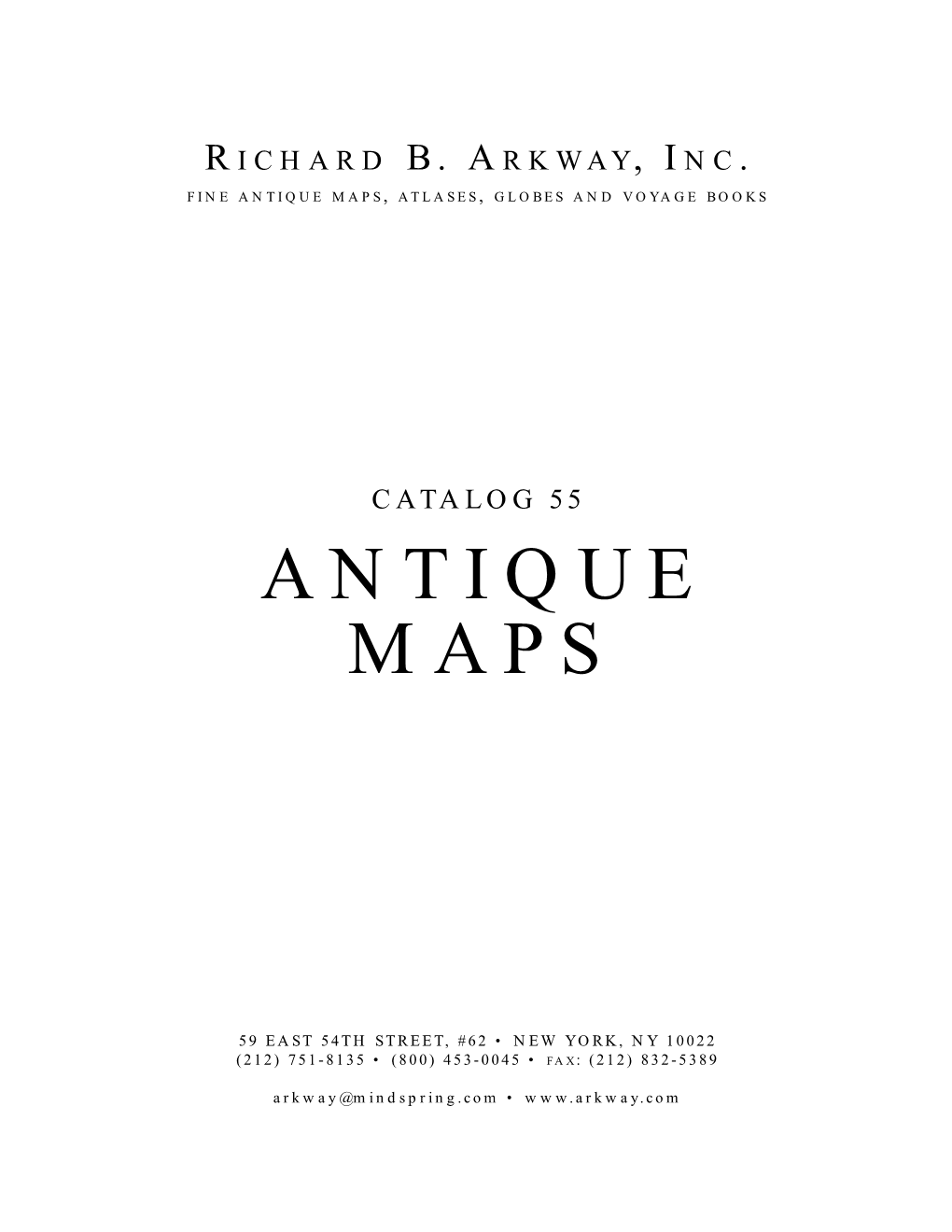 Antique Maps, Atlases, Globes and Voyage Books