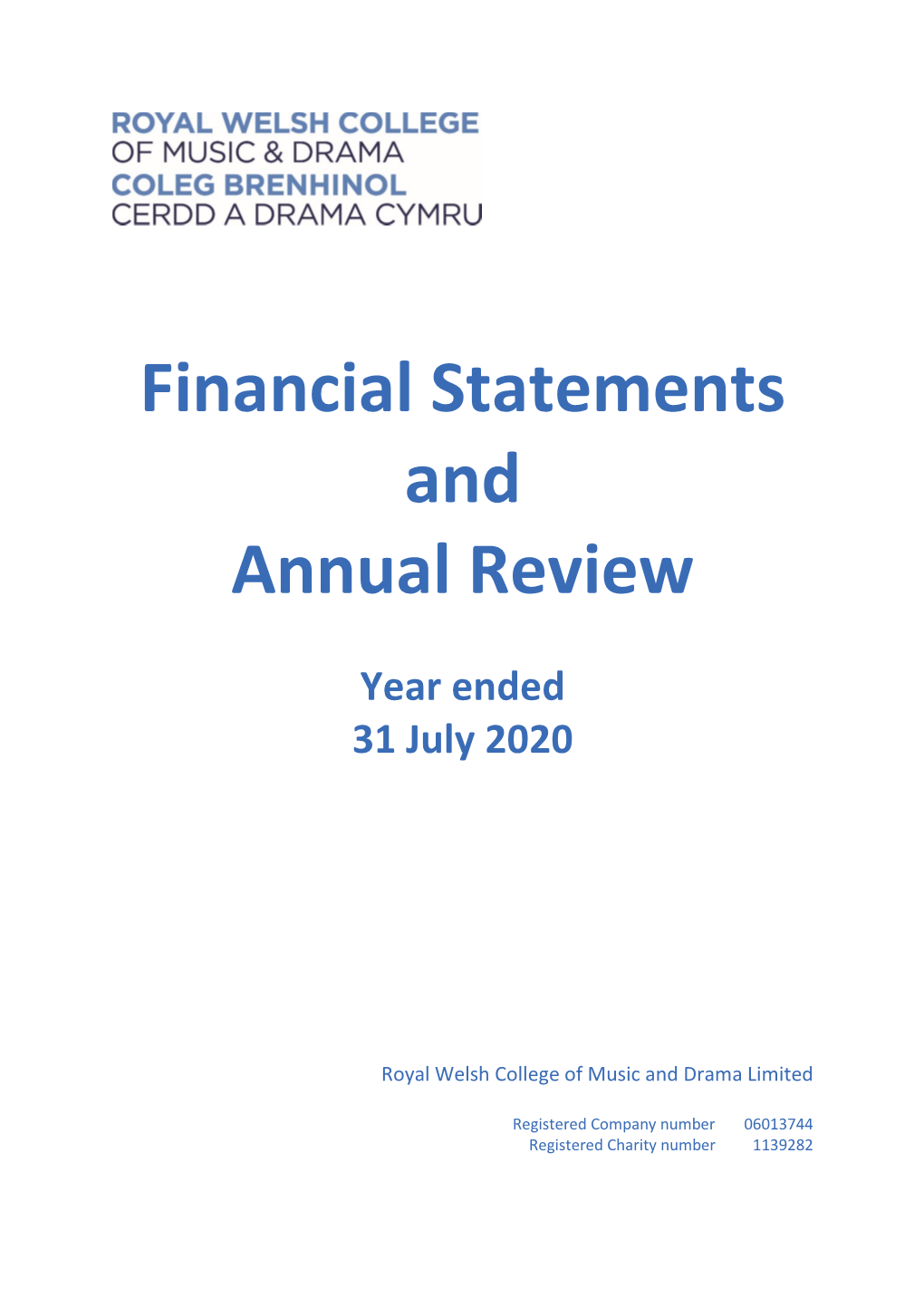 Financial Statements and Annual Review