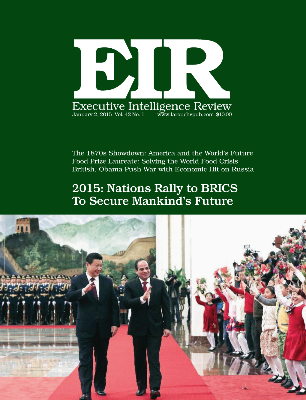 Executive Intelligence Review, Volume 42, Number 1, January 2, 2015
