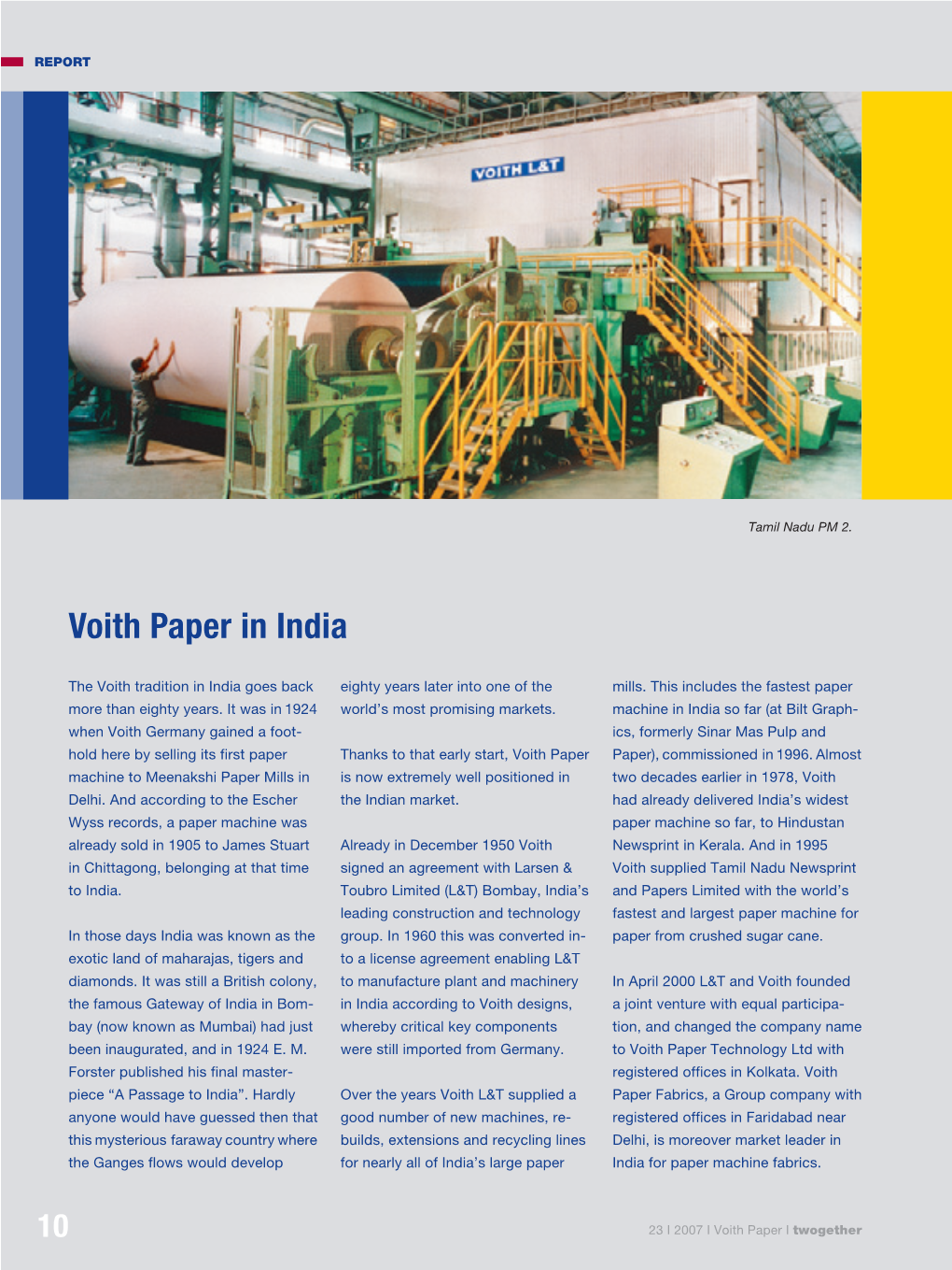 Voith Paper in India