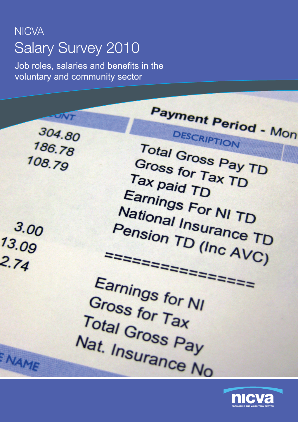 Salary Survey 2010 Job Roles, Salaries and Benefits in the Voluntary and Community Sector