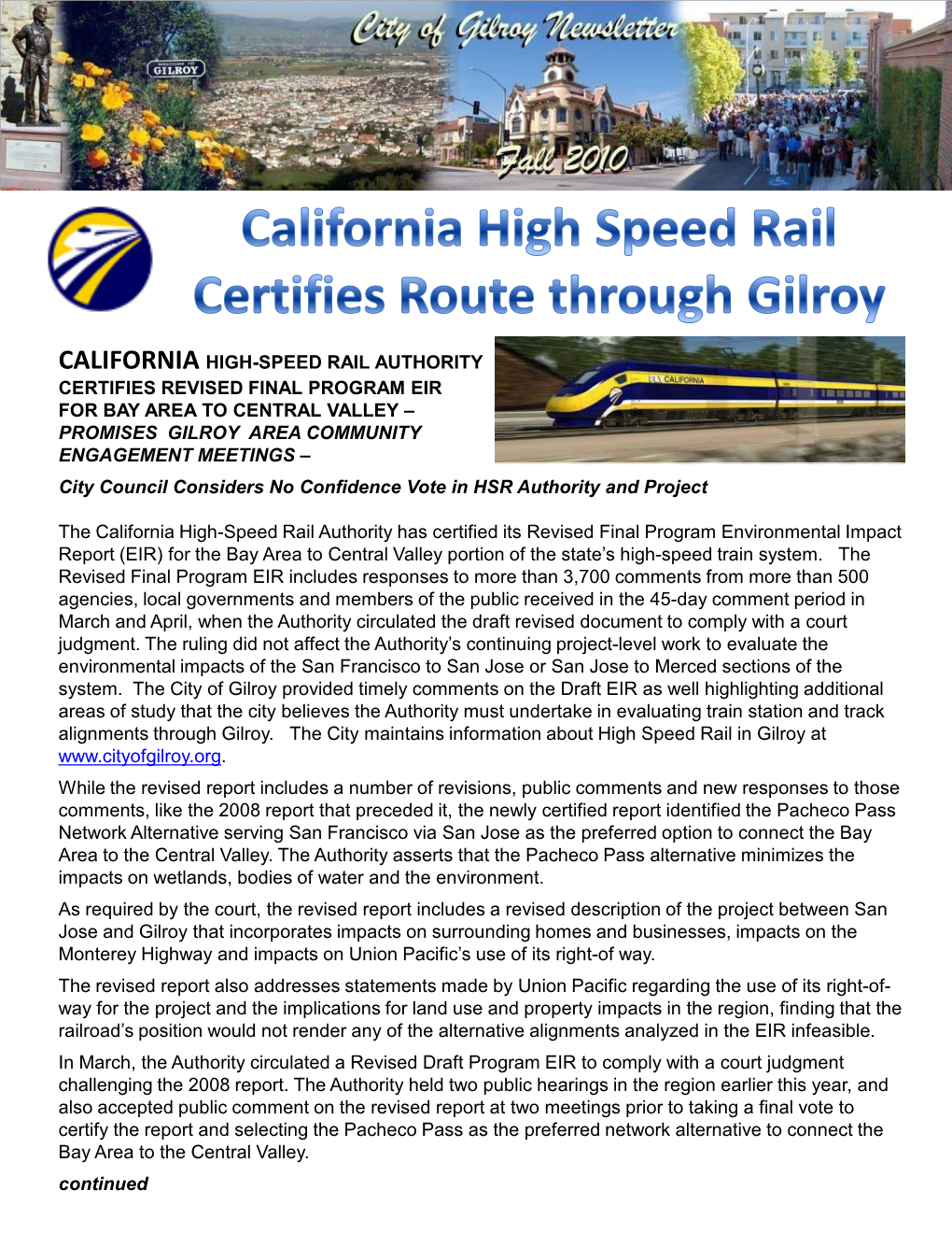 California High-Speed Rail Authority