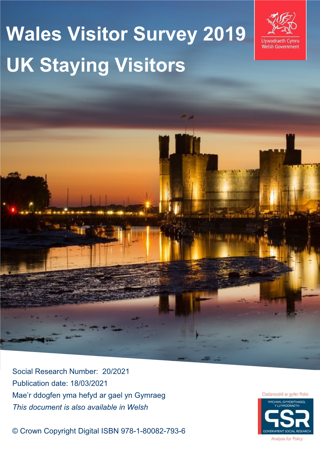 Wales Visitor Survey 2019 UK Staying Visitors
