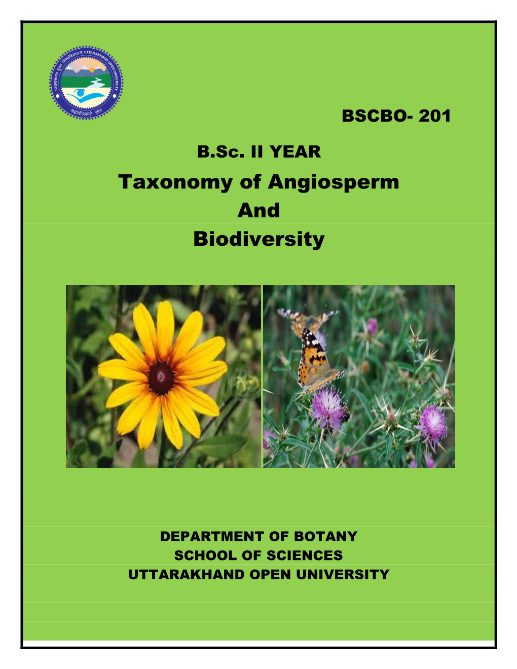 Taxonomy of Angiosperm and Biodiversity