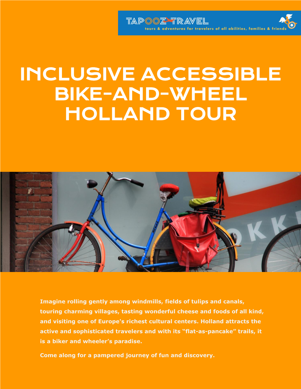 Inclusive Accessible Bike-And-Wheel Holland Tour