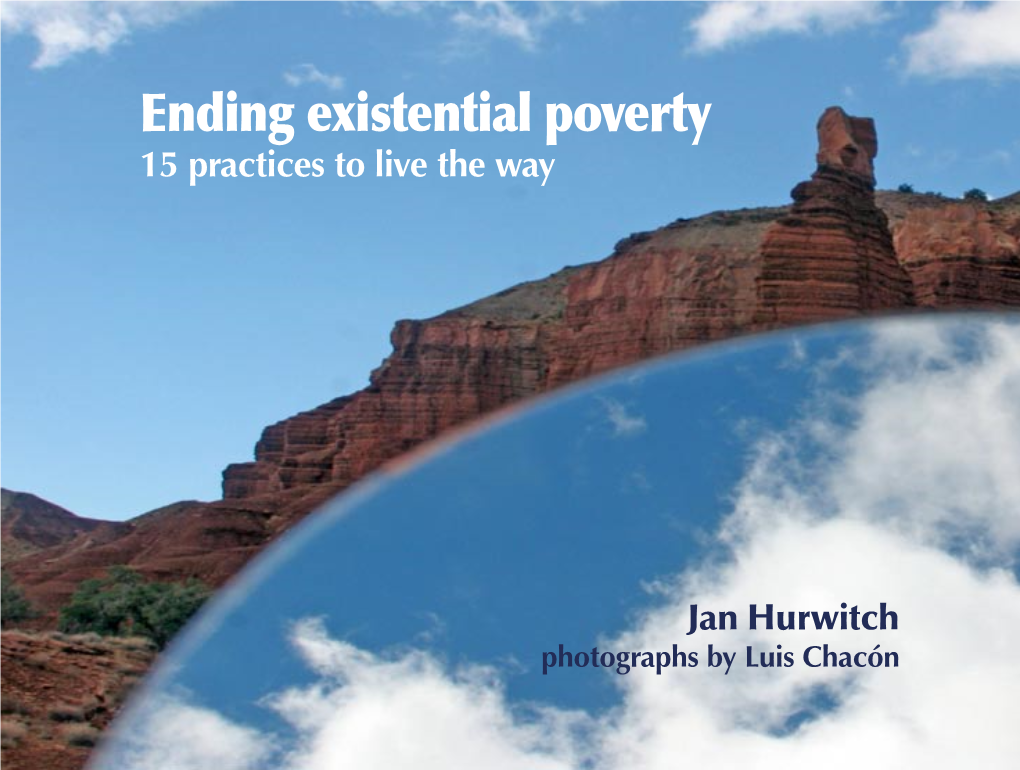 Ending Existential Poverty.Indd