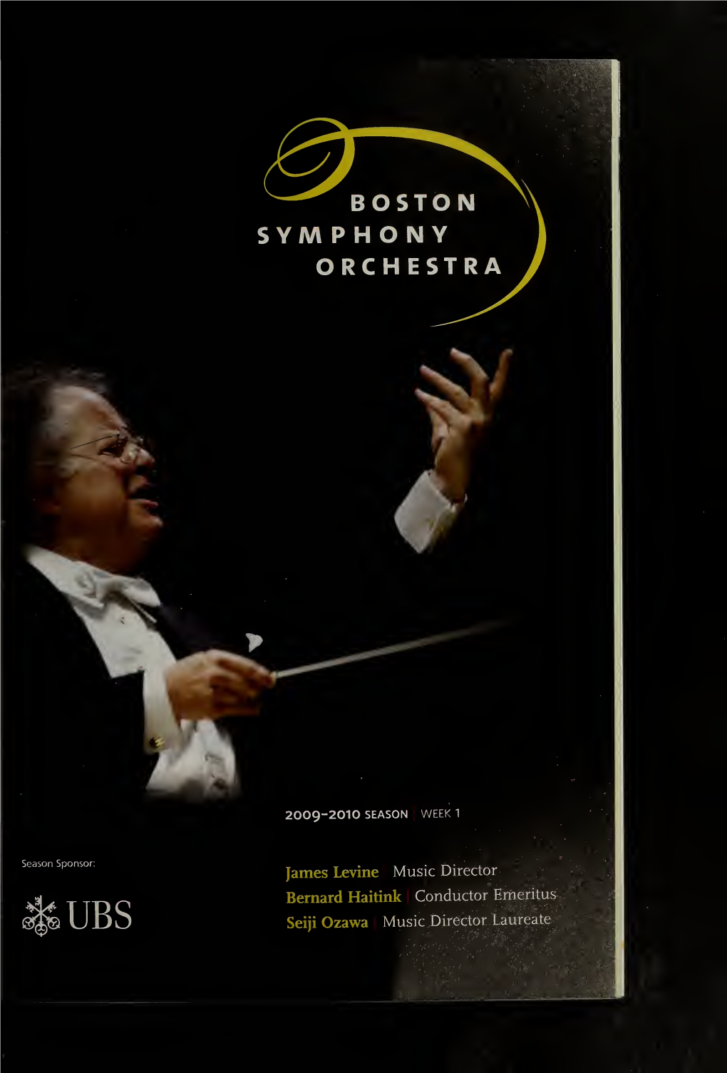 Boston Symphony Orchestra Concert Programs, Season 129, 2009