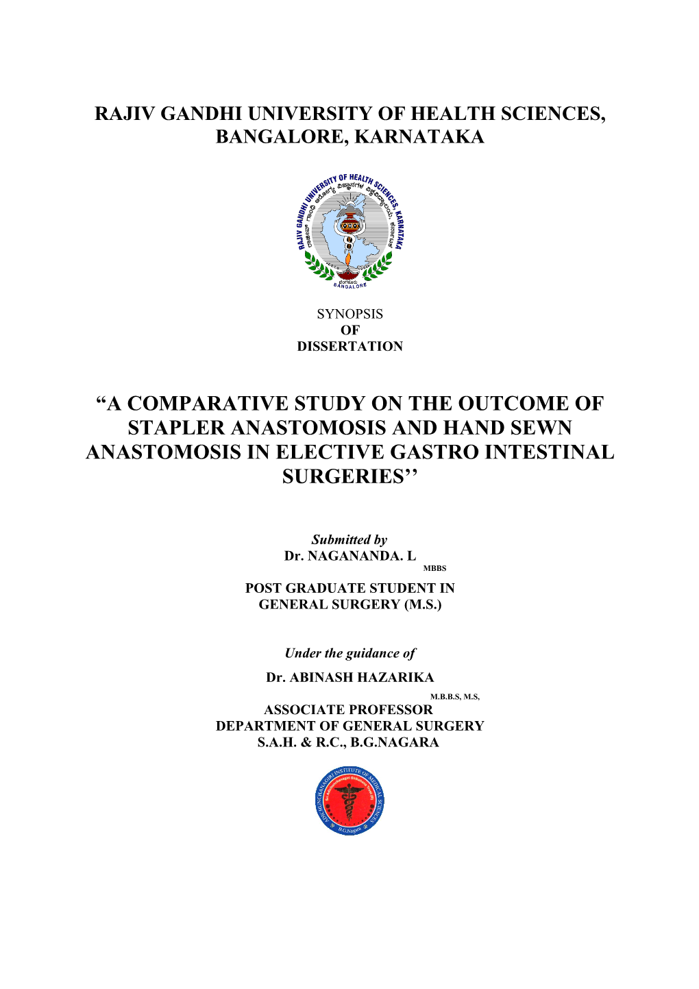 “A Study Of Surgical Management Of Intestinal Obstruction”