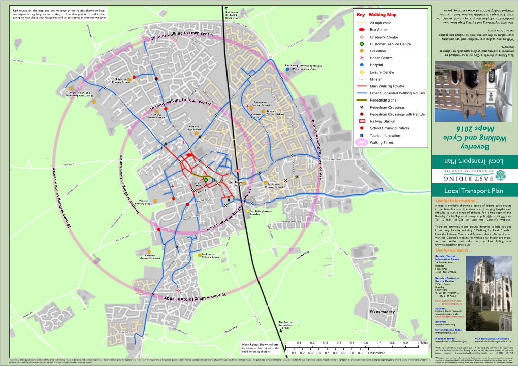 Beverley Walking and Cycle Maps 2016