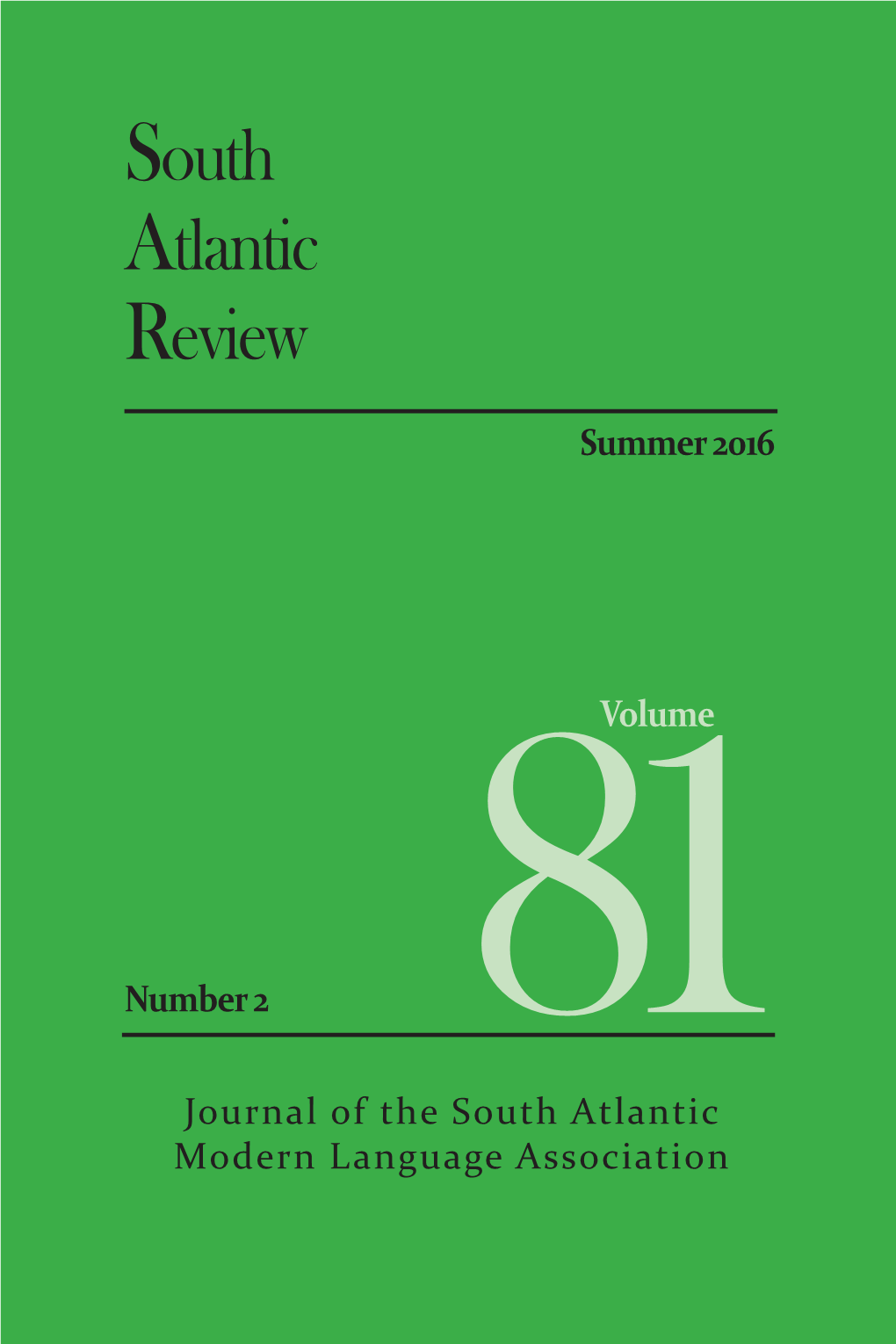 South Atlantic Review