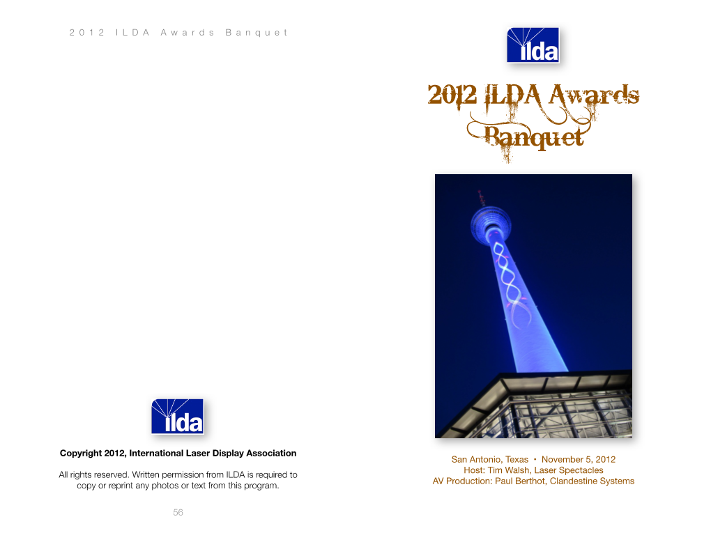 2012 ILDA Awards Banquet