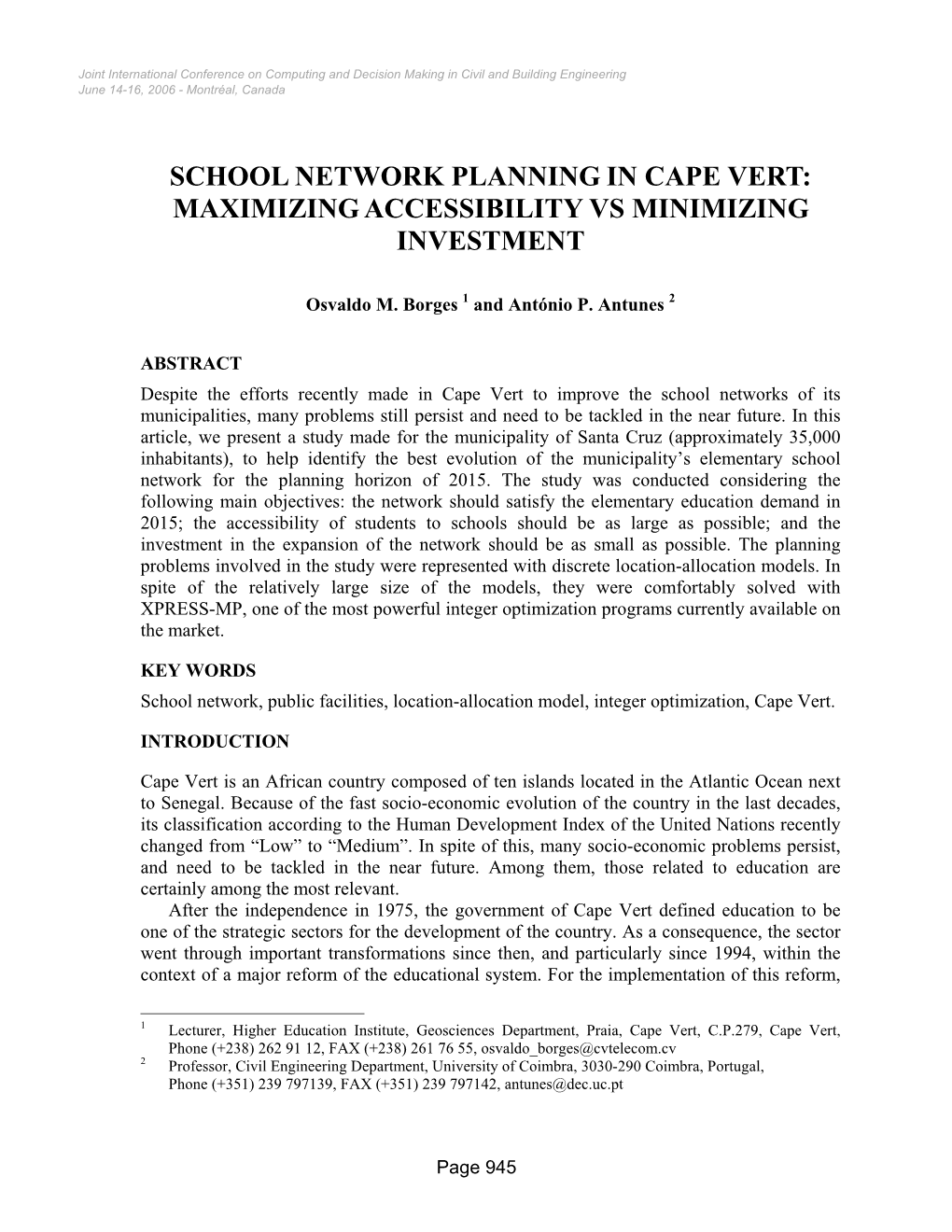 Ic-149 School Network Planning In
