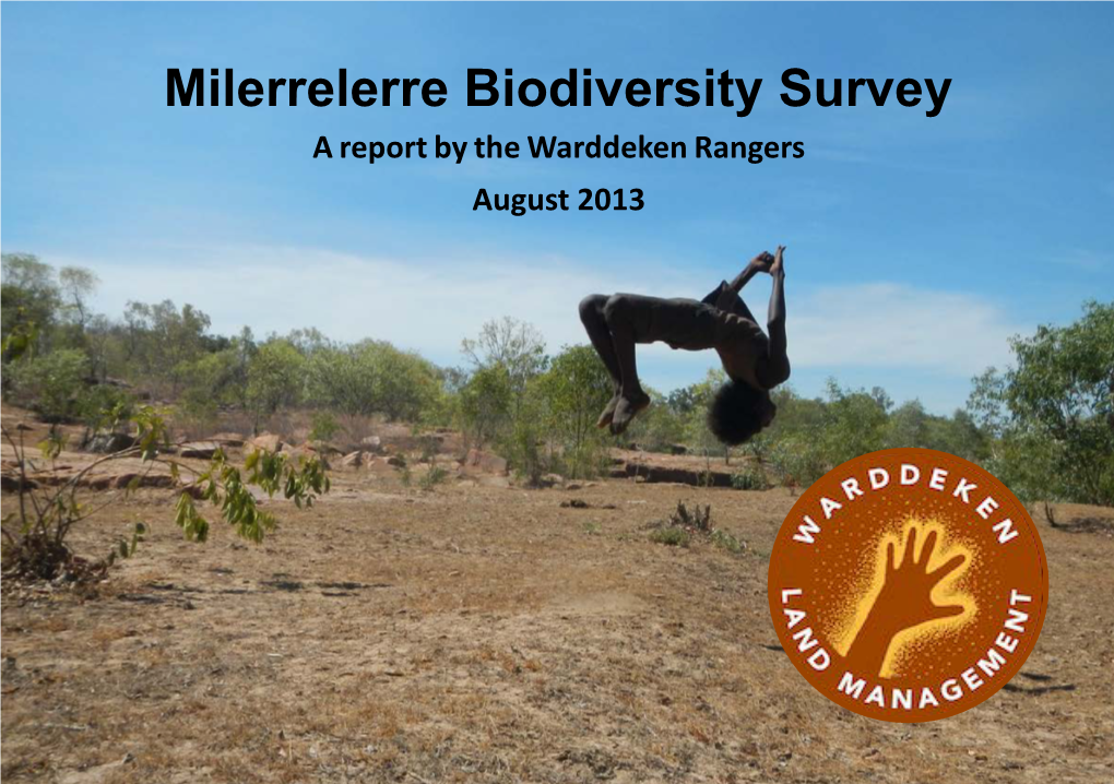 Milerrelerre Biodiversity Survey