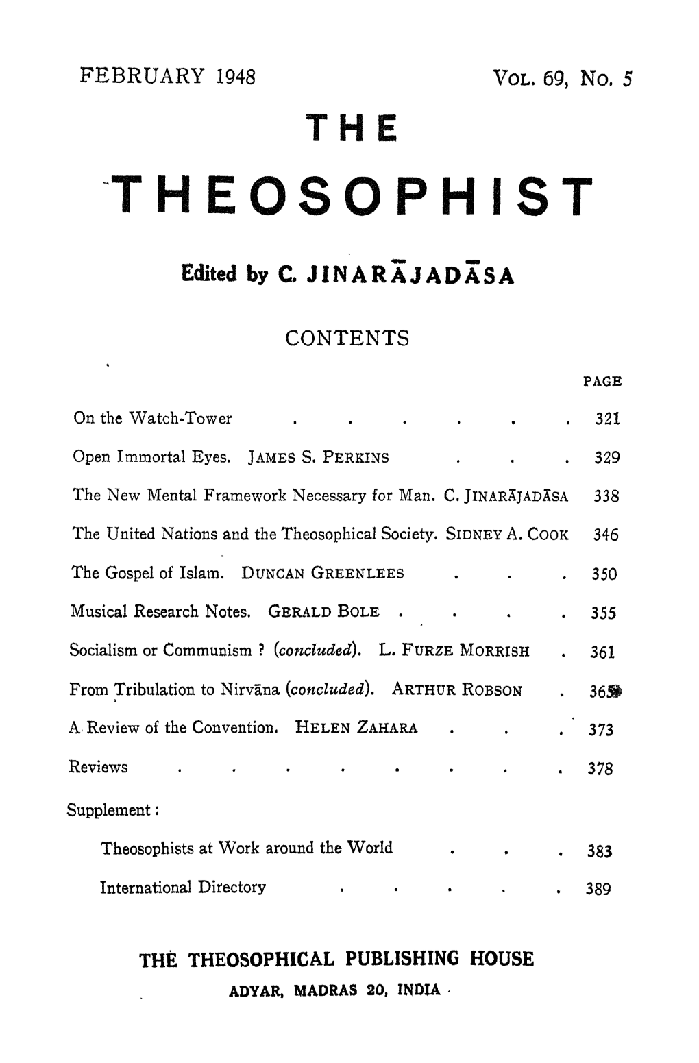 Theosophist V69 N5 Feb 1948