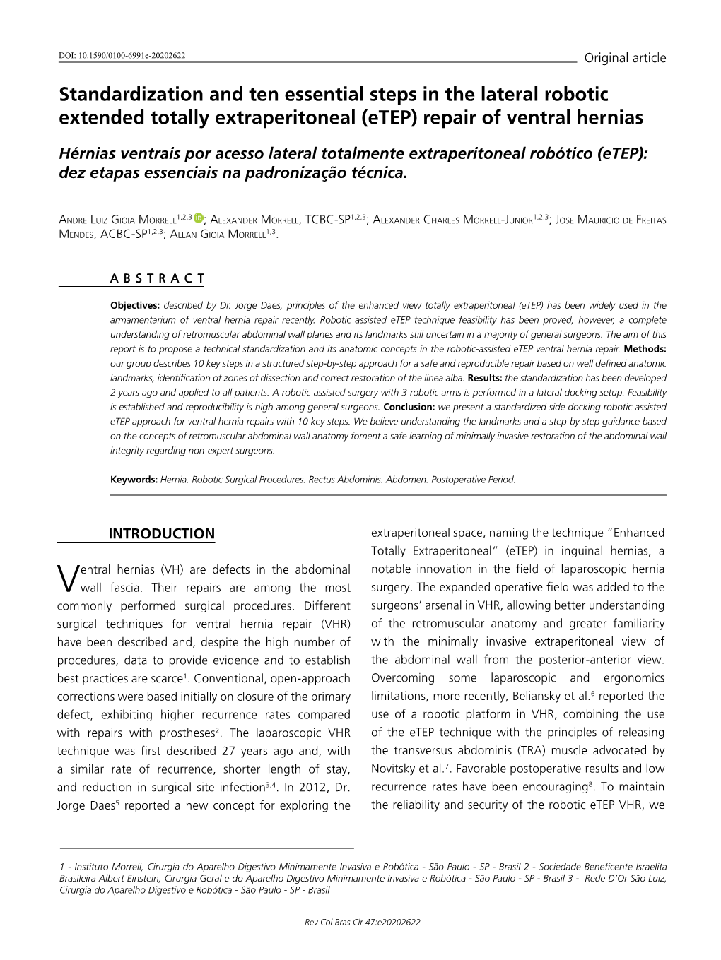 (Etep) Repair of Ventral Hernias