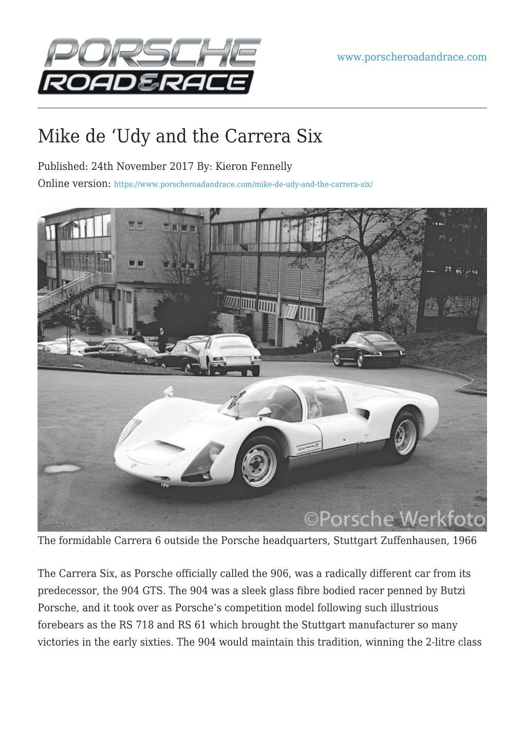 Mike De 'Udy and the Carrera