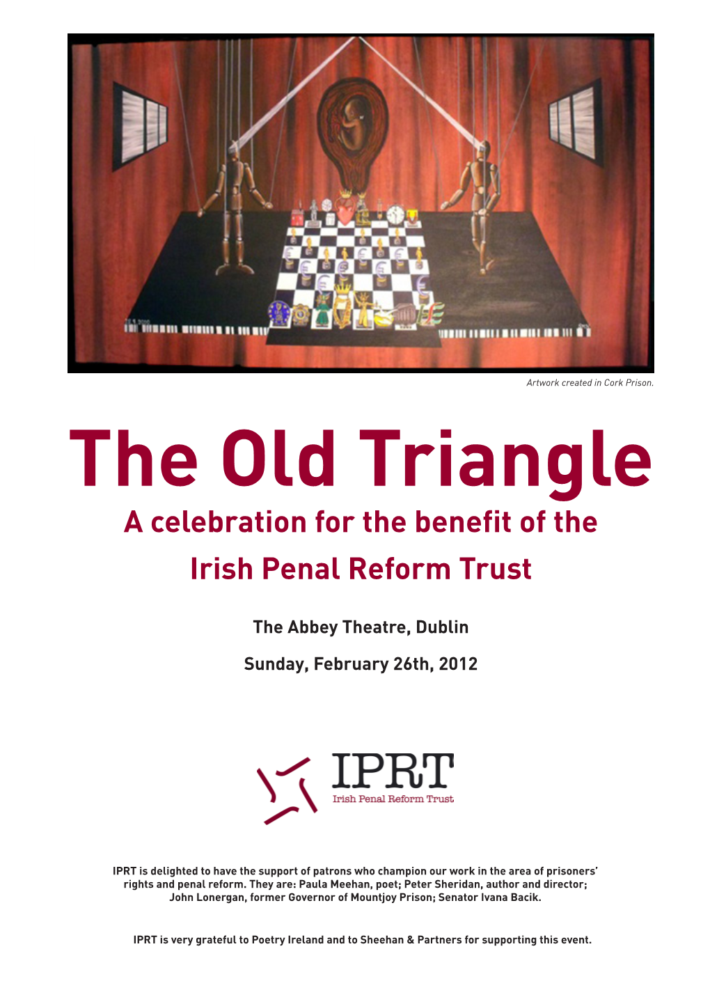 The Old Triangle a Celebration for the Benefit of the Irish Penal Reform Trust