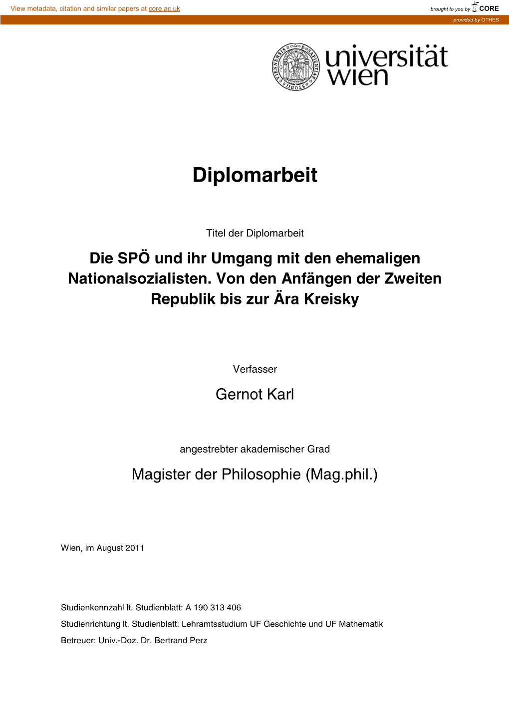 Diplomarbeit