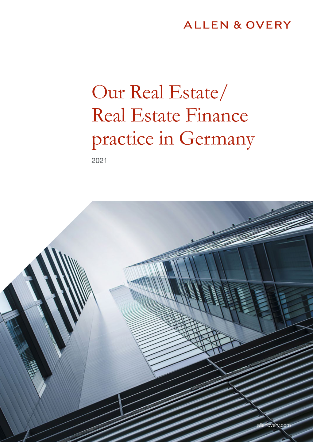 Real Estate Finance Practice in Germany 2021