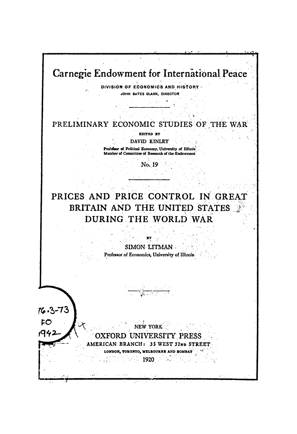 Carnegie Endowment for International Peace'