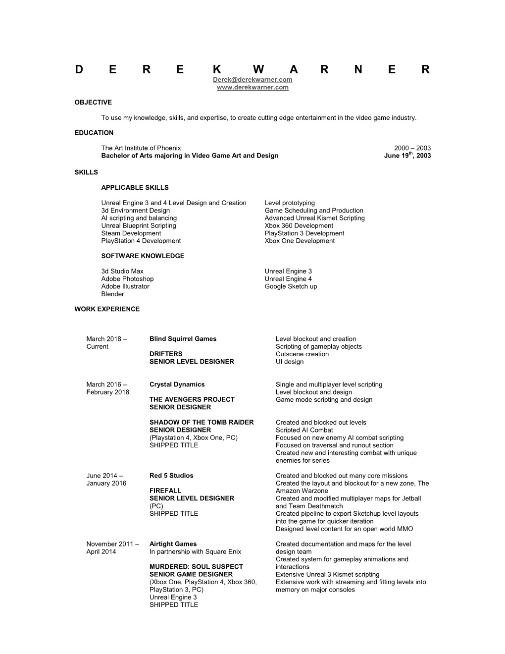 Download Resume [PDF Format]