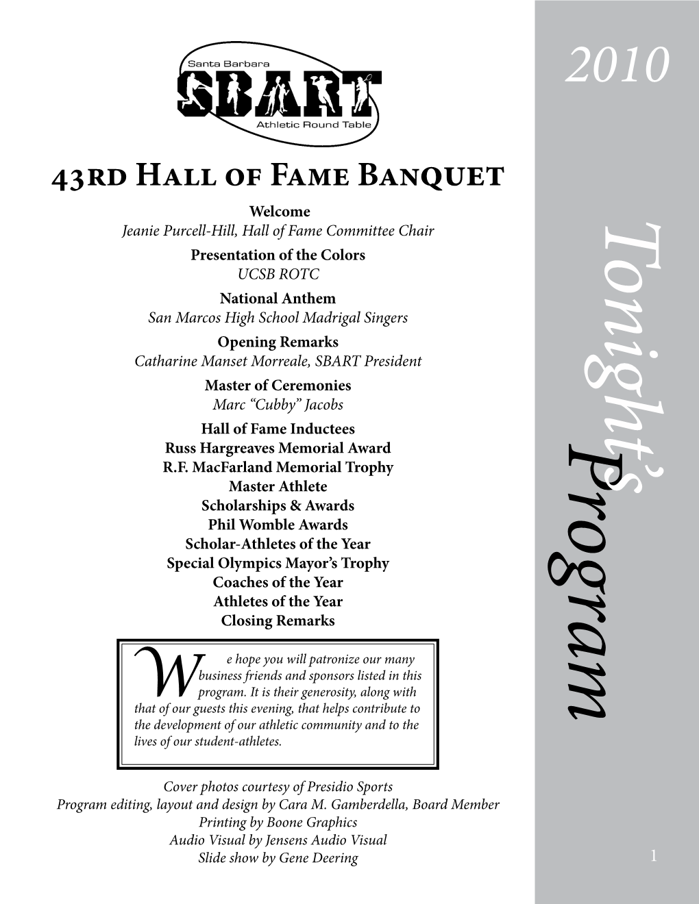 43Rd Hall of Fame Banquet