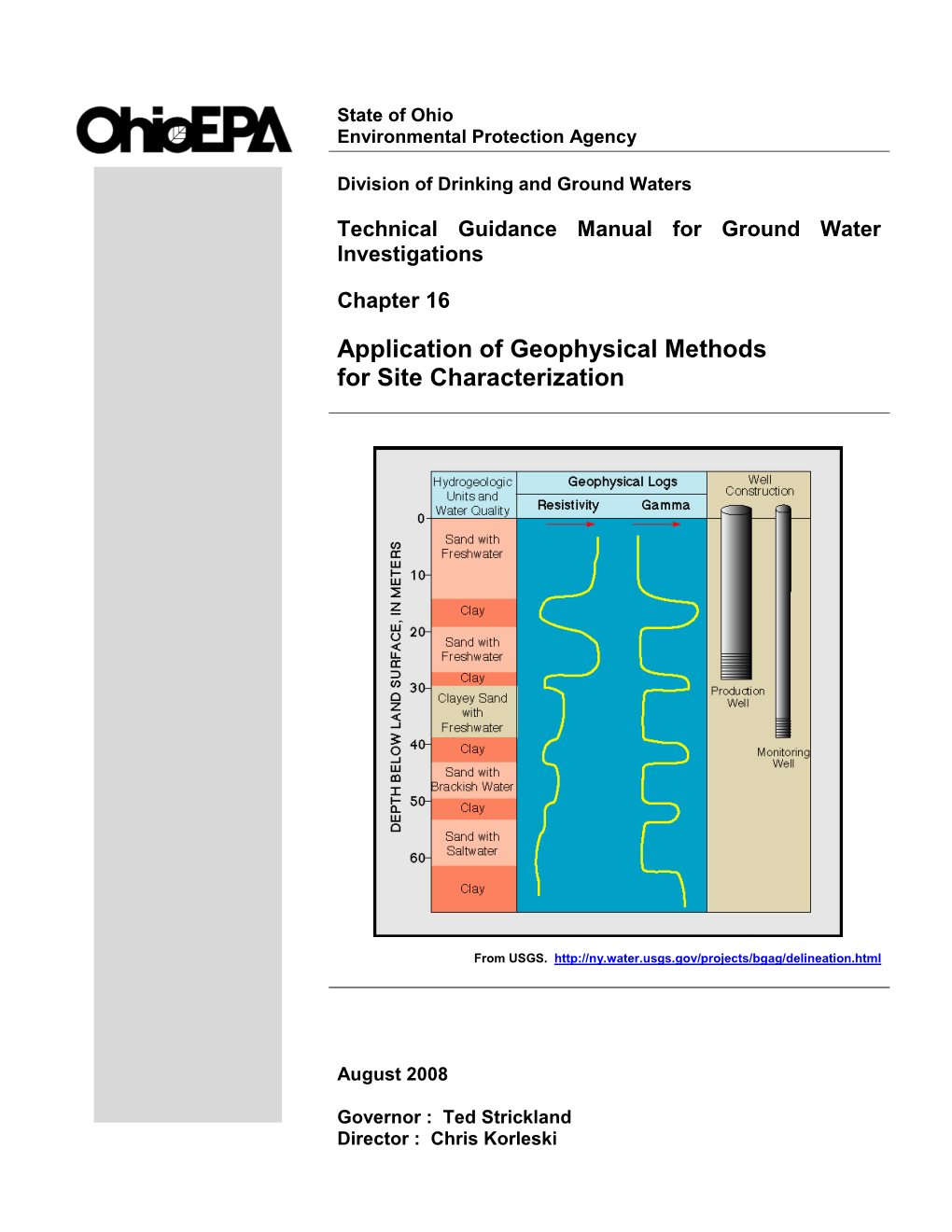 Application of Geophysical Methods for Site Characterization
