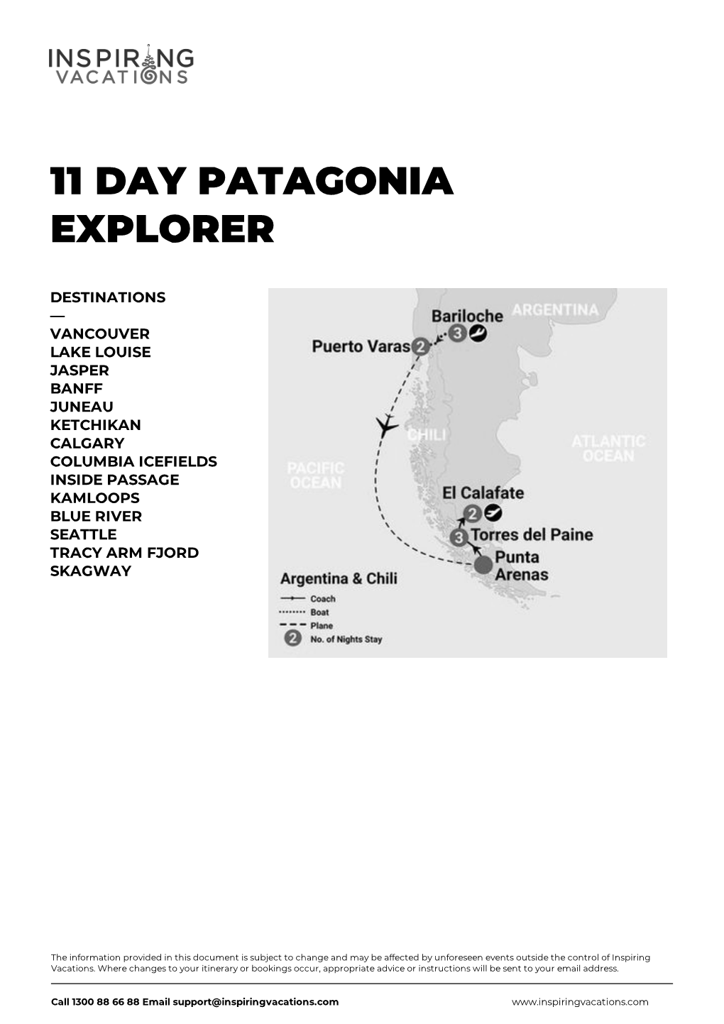 11 Day Patagonia Explorer