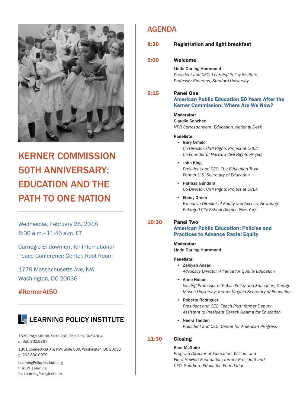 Kerner Commission 50Th Anniversary