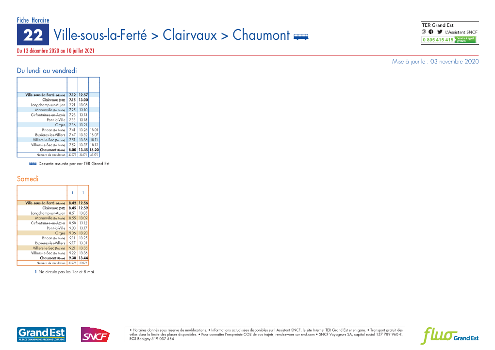 Ville-Sous-La-Ferté &gt; Clairvaux &gt; Chaumont C