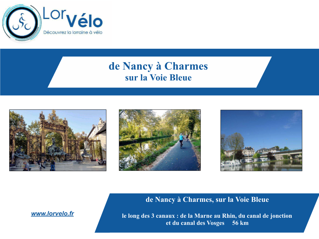 Voie Bleue Nancy-Charmes