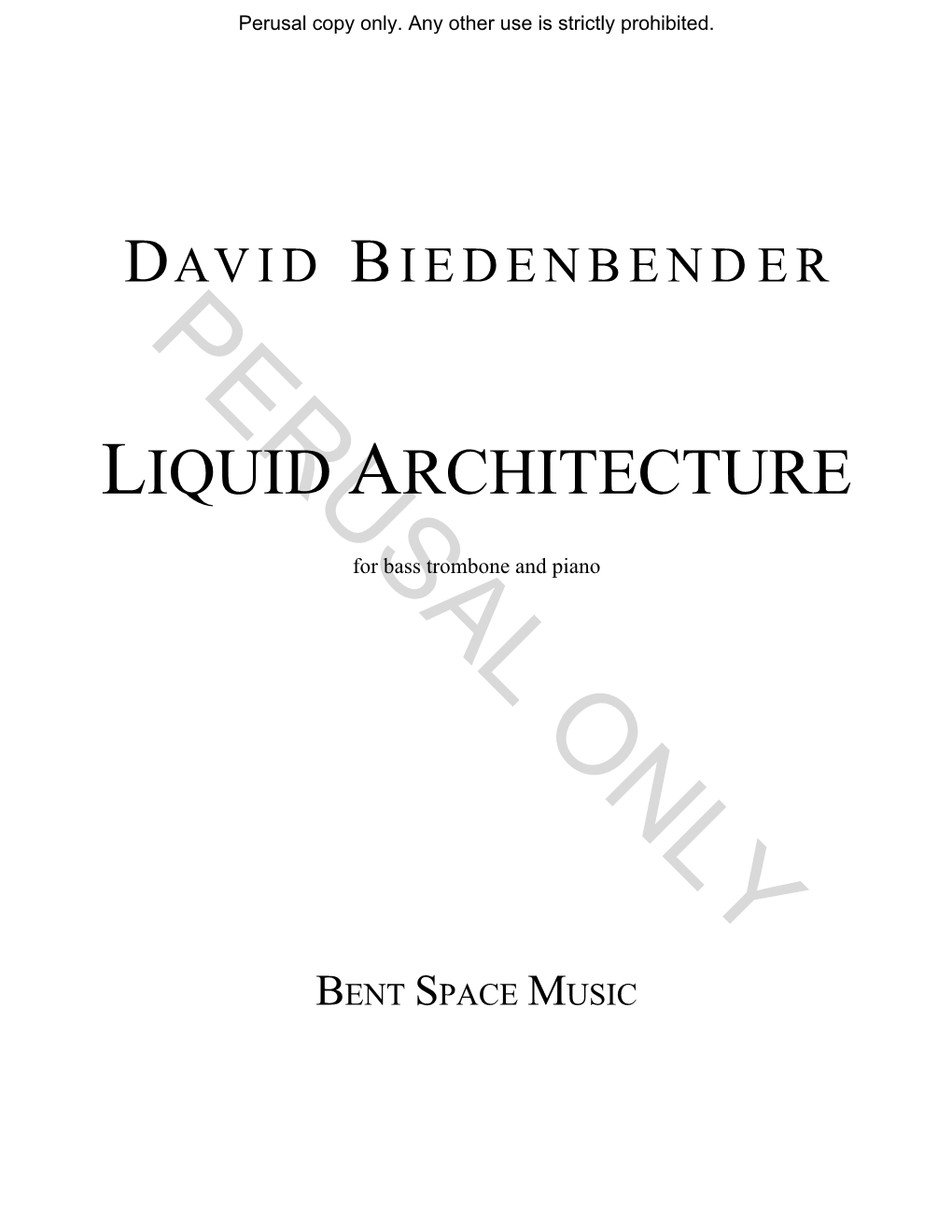 Liquid Architecture